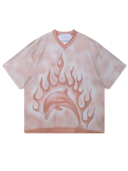 Мужская Футболка Flaming Dolphin