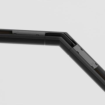 Угол-соединитель 135° для встраиваемого магнитного шинопровода TRA010CLO-42B черный Gravity Maytoni