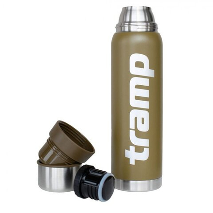 Термос TRAMP Expedition line 0.9 л, артикул TRC-027, цвет Оливковый