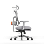 Эргономичное компьютерное кресло FoxGear NETZ модель X, серый (FG-NETZ-X-GY)