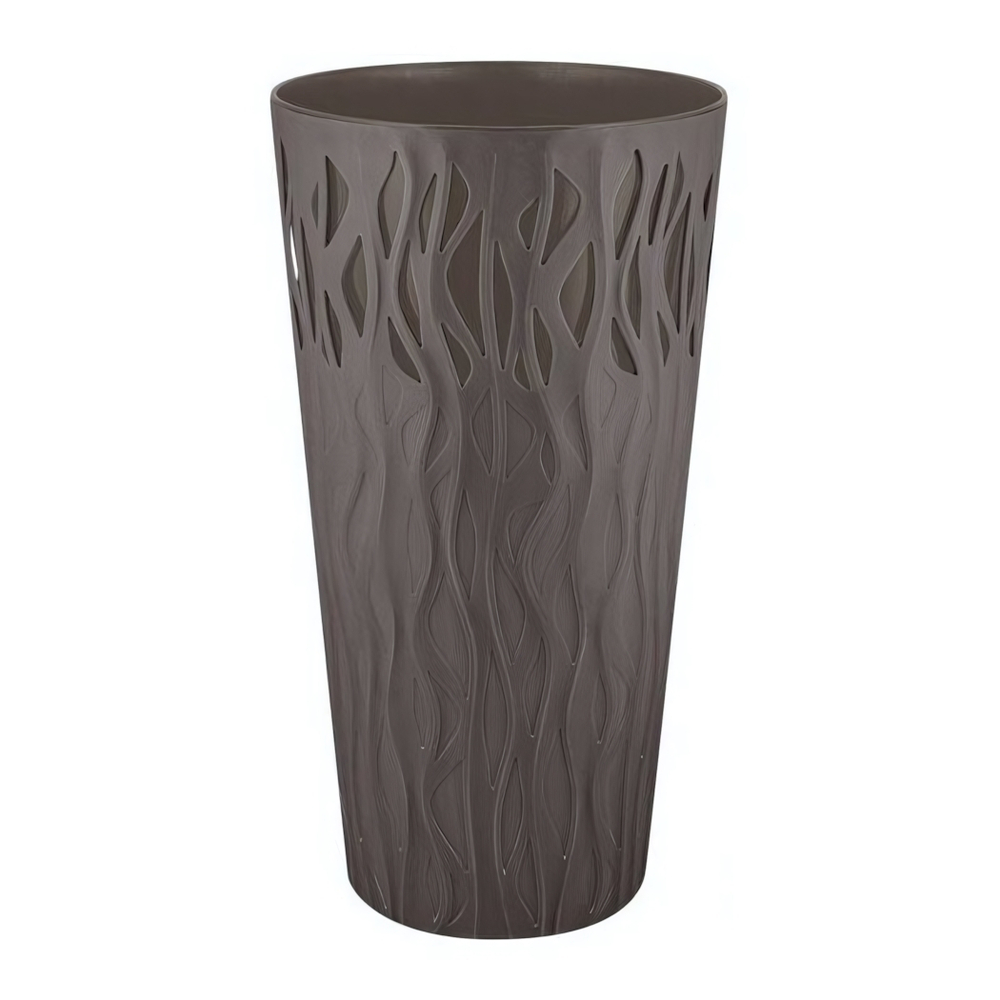 Горшок для цветов InGreen Winds D 340мм/40 л с дренажной вставкой 18,7л антрацит