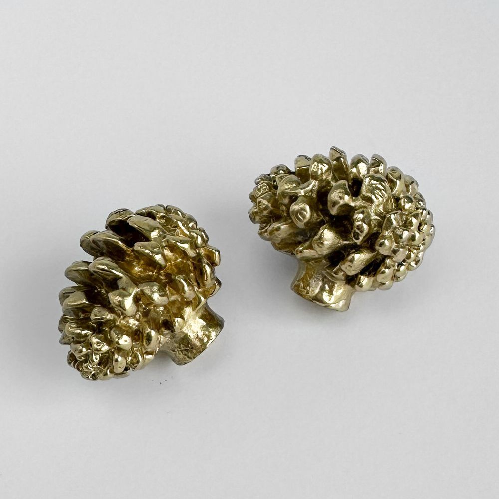 Ручка-кнопка MOS005 brass