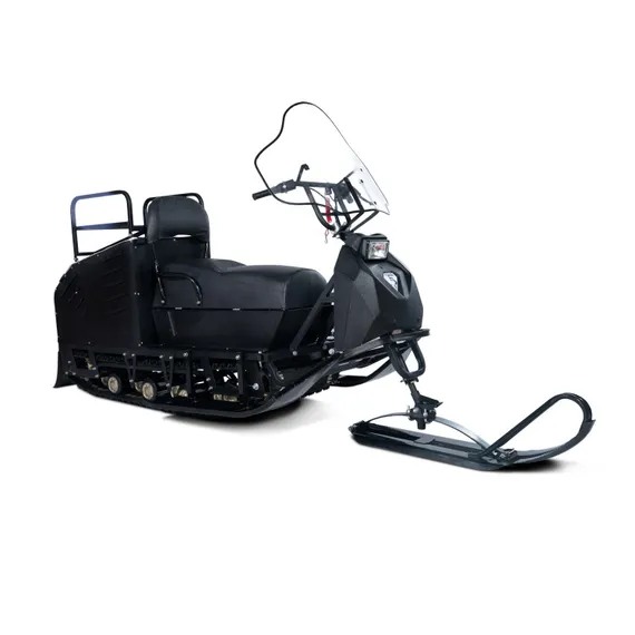 Мотобуксировщик "БУРЛАК-М" HUNTER PRO + лыжный модуль