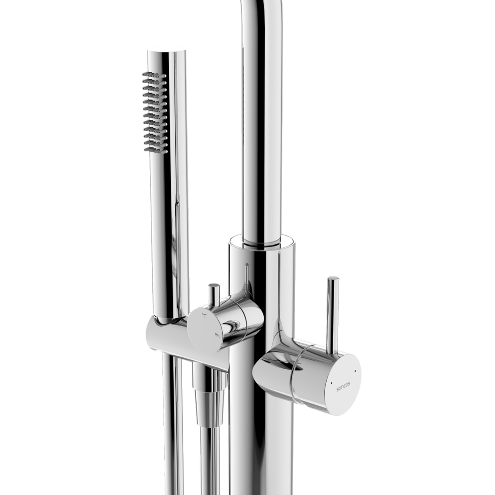 Смеситель для ванны напольный Sancos Etna, хром, арт. SC9009CH