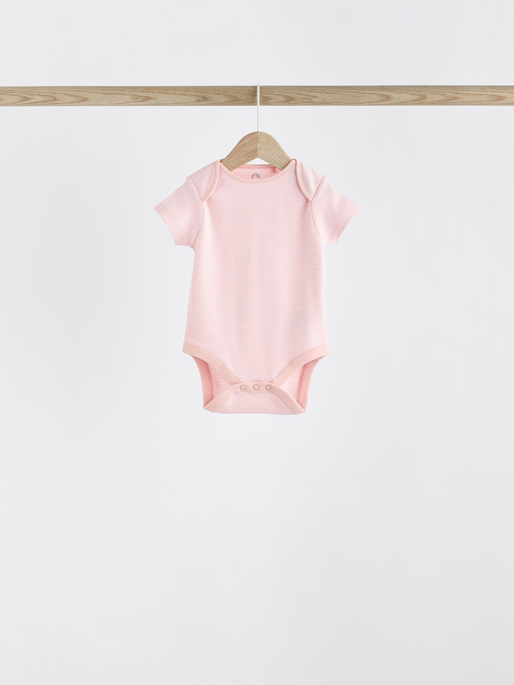 Боди с коротким рукавом для малышей Next K79-567, 5 шт., Белый, Розовый