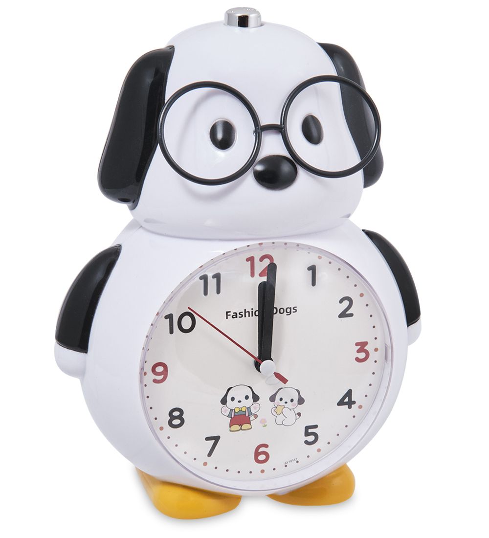 GAEM Art CL-76/4 Будильник «Собачка» черно-белый