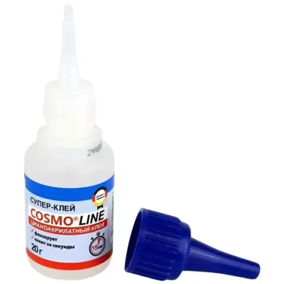 Супер клей COSMO LINE CA-500.390 (Cosmofen) секундный универсальный, 20 гр