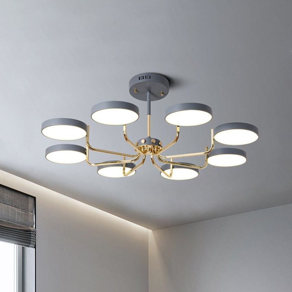 Люстра на штанге TAVIS D78 Gray