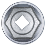 KING TONY (633556M) Головка торцевая стандартная шестигранная 3/4", 56 мм