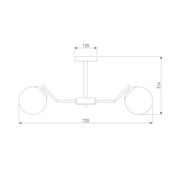 Подвесная люстра Eurosvet Frost 70154/6 хром