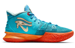 CONCEPTS x Nike Kyrie 7 Horus EP Owen 7 round head lace-up shock absorption, non-slip, wear-resistant wrapping support, mid-cut actual combat basketball shoes for men and women with the same style blue orange domestic version