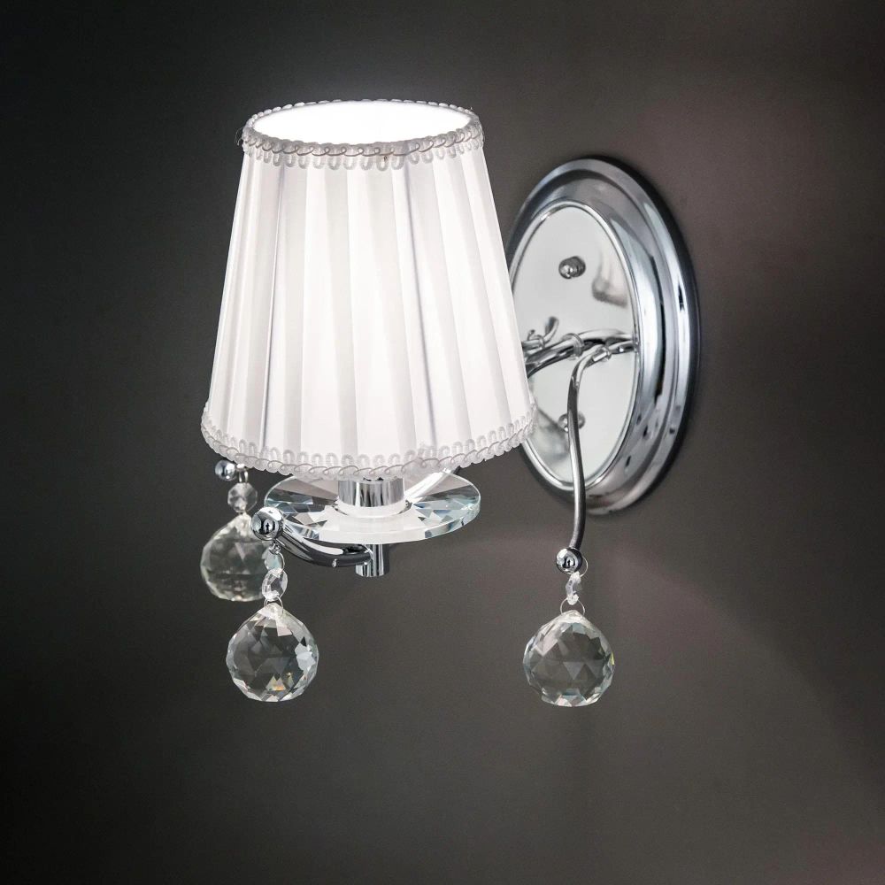 Citilux Шелли CL438311 Бра с абажуром Хром