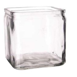 Банка для подачи квадратная 1200 мл стекло 12*12*12 см P.L. Proff Cuisine