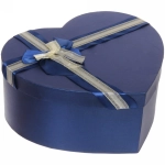 Коробка подарочная «Момент», цвет синий, 31*27*13.3 см