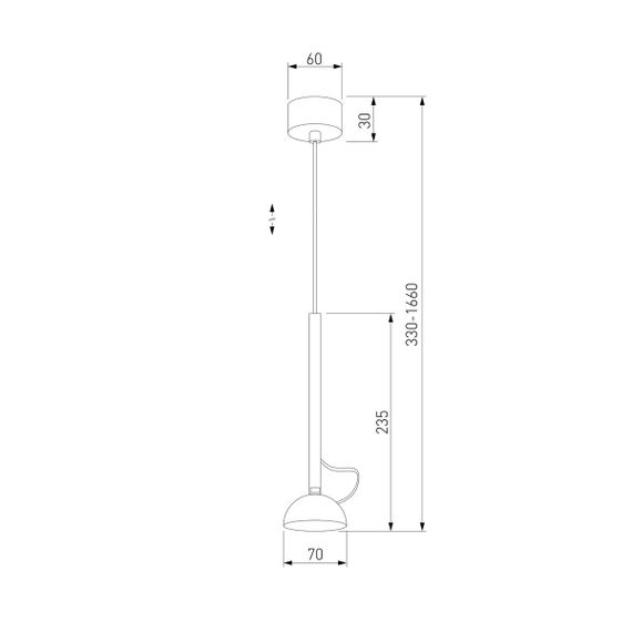 Подвесной светодиодный светильник Elektrostandard Join 50313 LED a068618