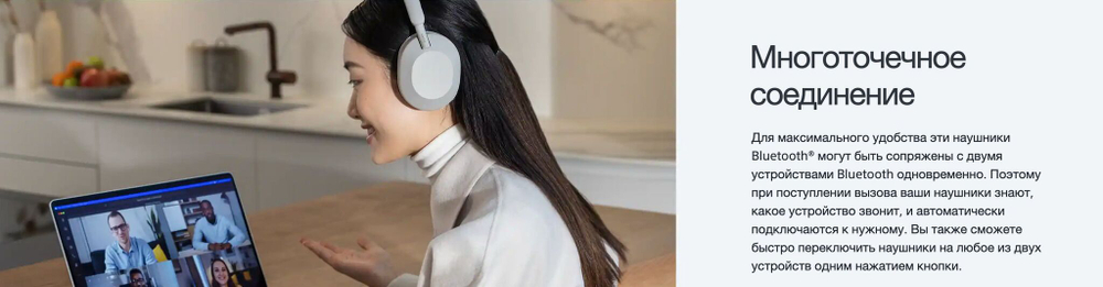 Беспроводные наушники Sony wh-1000xm5 серебристый