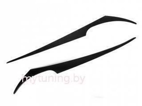 Реснички на фары фигурные для Honda Civic 8 4D