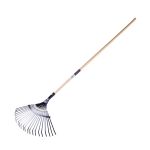 Грабли веерные Fiskars Solid, с деревянным черенком, 1840 мм, (1/4)