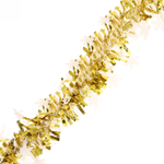 Мишура 2м 9см «Снежинки» золото