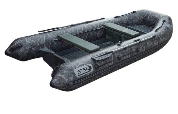 Жестко-надувная лодка Велес ( Stel ) R-375 Elen (камуфляж)