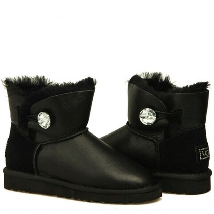 Угги Mini Bailey Button Bling Metallic Black