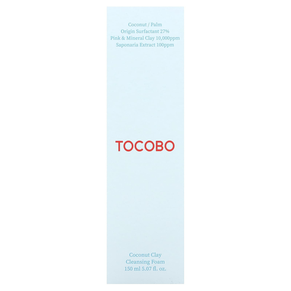 Tocobo, очищающая пенка с кокосовой глиной, 150 мл (5,07 жидк. унции)