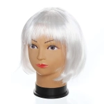 Парик карнавальный «Каре белое»