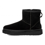 Ugg Classic Mini Zipper Tape Logo Black