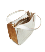 Кожаная сумка через плечо GIANNI CHIARINI - кремовый (BS 10894 TKL-CM)