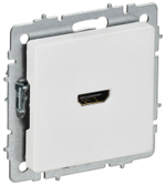 BRITE Розетка HDMI РHDMI-0-БрАБ арктический белый IEK