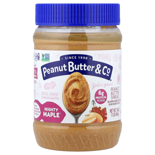 Peanut Butter & Co., спред с арахисовой пастой, Mighty Maple®, 454 г (16 унций)