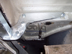 Фаркоп оцинкованный Galia D041A для Renault Duster 2010-2015, 2015-2019 2WD/4WD, Nissan Terrano 2014-(паспорт и сертификат в комплекте)(без электрики)