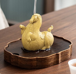 312010 Фигурка "Лошадь "Я худею"  h=9,5см, керамика