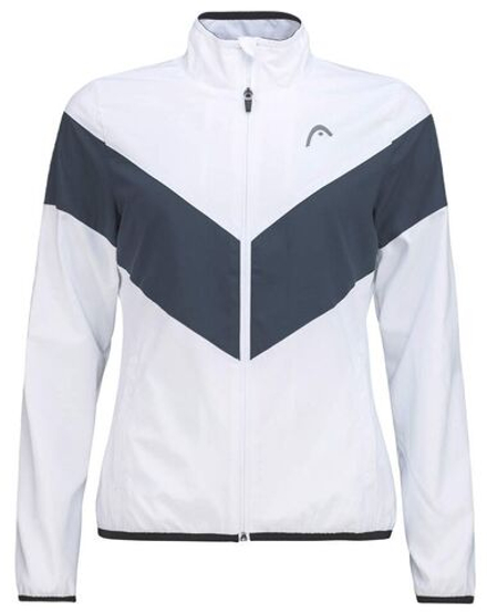 Женская теннисная куртка Head Club 22 Jacket - white/navy