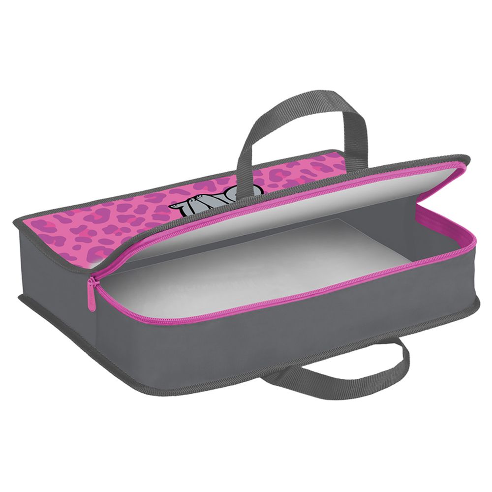 Папка с ручками 1 отделение, А4 Först "PAWsitive", 340*245*75мм, пластик, на молнии