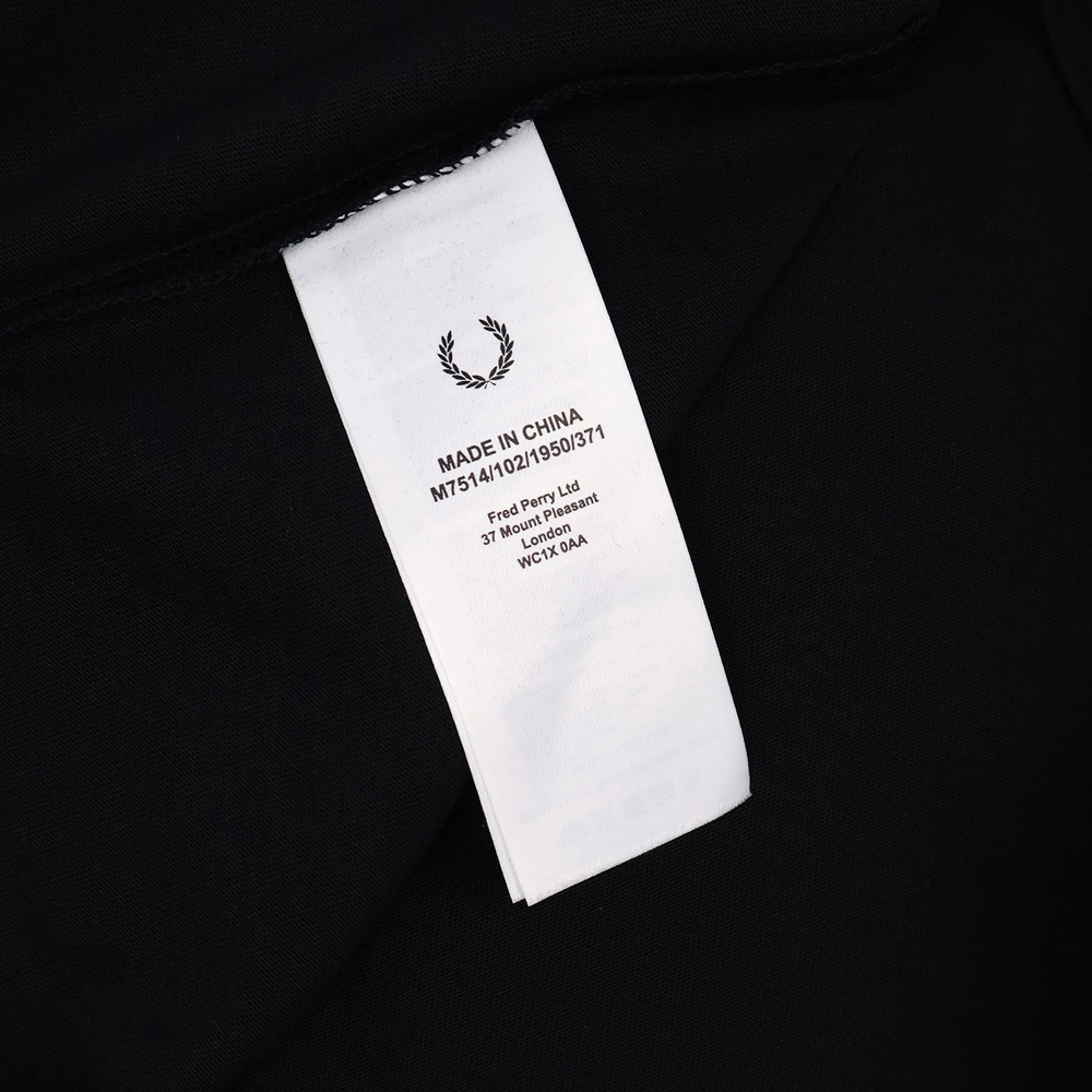 Футболка Fred Perry Embroidered Logo Black