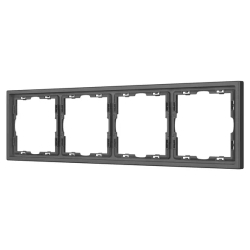 Рамка пластиковая FRM-NOBE-SFPL-4-GR (Arlight, -) 054226