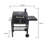 Прямоугольный угольный гриль Norway Rectangular Grill BBQ сталь, модель 4524S