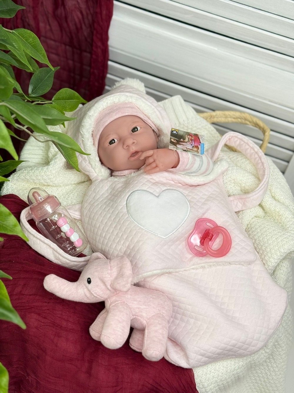 Кукла BERENGUER мягконабивная 39см Newborn (18791)