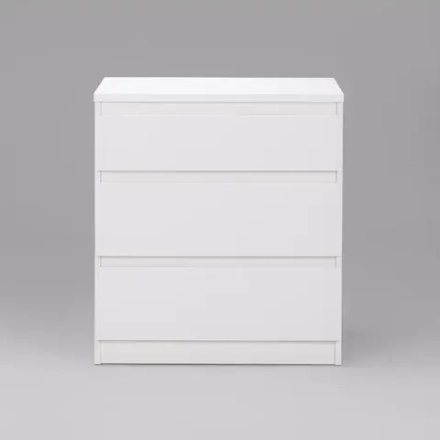 КАСТОР Комод с 3 ящиками, белый 65*40*71