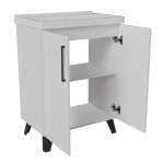 Тумба с раковиной РИФ-60 2 створки белый