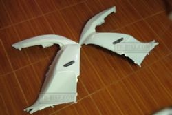 64502-KWN-902ZB. COVER, L. FR. *NHA87P*. White. Honda PCX. (NHA87P PEARL HIMALAYAS WHITE)