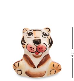 ГЛ- 685 Фигурка «Тигренок Вяня» цв. (Гжельский фарфор)