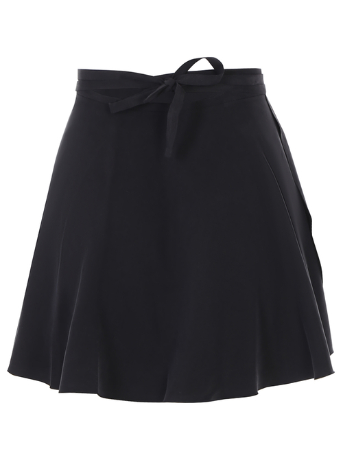 Юбка мини с завязками