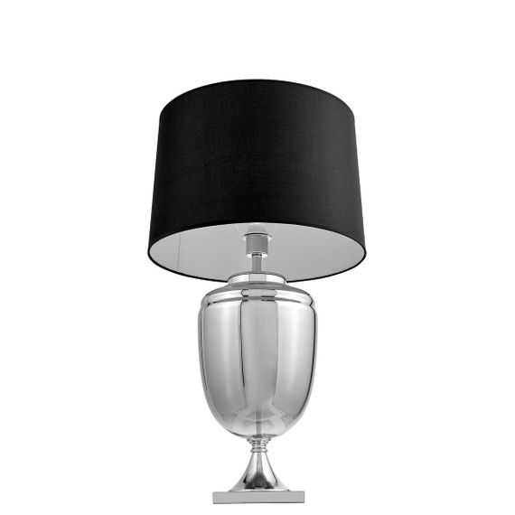 Настольная лампа Lumina Deco Olimpia LDT 304 CHR+BK