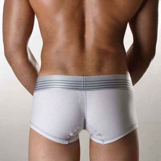 Мужские трусы хипсы белые DOOP White Hip Boxer