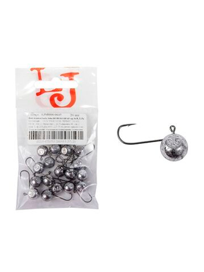 Джиг-головка Lucky John MJ MICRO HEAD крючок №8, 3.5г (20шт.в упк.)