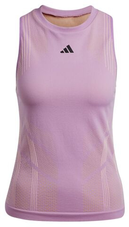 Женский топ теннисный Adidas Tennis Pro Aeroready Seamless Y-Tank Top - Фиолетовый