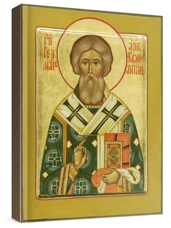 Герман Константинопольский (рукописная икона)