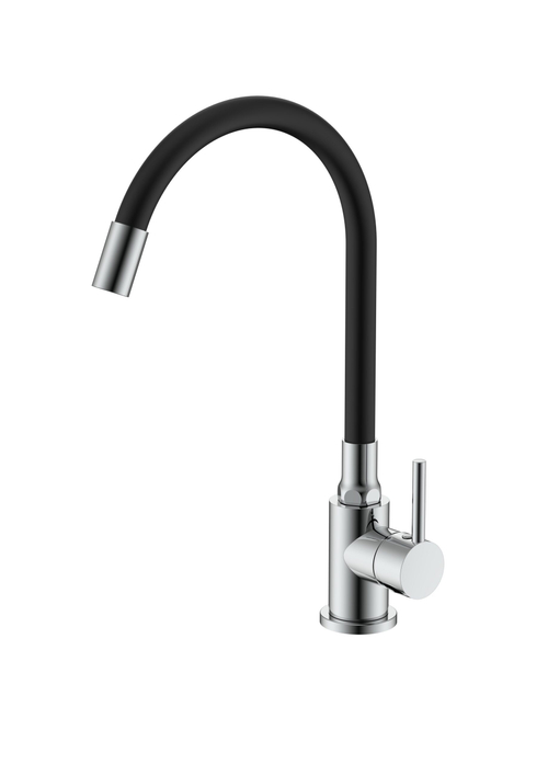 Смеситель для кухни SPLENKA ХРОМ / ЧЁРНЫЙ S201.4406